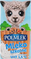 Молоко ультрапастеризов Polmlek Шкільне молоко1,5%