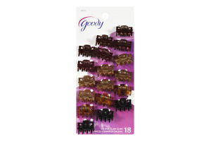 Goody Salena Claw Clips - 18 CT