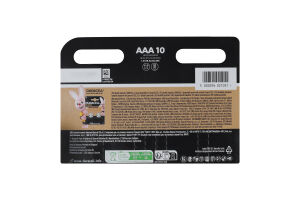 Элемент питания щелочной AAA LR03 MN2400 Simply Duracell 10шт