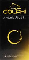 Презерватив Dolphi анатомические сверхтонкие 12шт