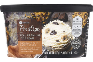 Prestige Real Premium Ice Cream Chocolate Chip Cookie Dough