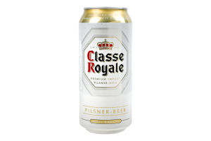 Пиво Classe Royale Premium Lager світле з/б
