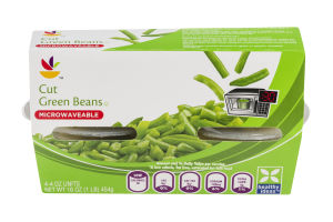Ahold Cut Green Beans Cups - 4 CT