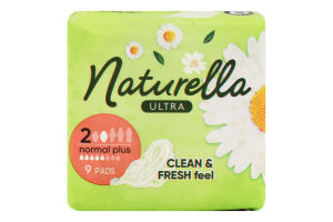 Прокладки гигиенические ароматизированные Normal Plus Ultra Naturella 9шт
