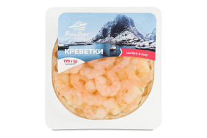 Креветки соленые в масле Fish Port лоток 0.17кг