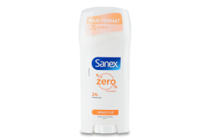 Дезодорант-антиперспірант для чутливої шкіри 24h Zero Sensitive Sanex 65мл