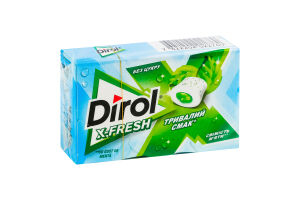 Гумка жувальна без цукру з підсолоджувачами Свіжість м'яти X-Fresh Dirol к/у 19.5г