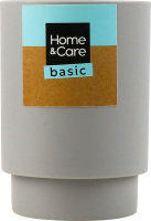 Стакан для зубних щіток Home&Care Basic сірий