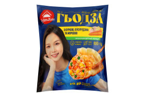 Гьодза заморожені з куркою, кукурудзою та морквою Asian Xata м/у 800г