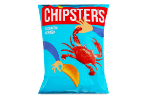 Чипсы картофельные Краб Chipster's м/у 60г