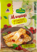Млинці заморожені Французькі з вишнями Хуторок м/у 370г