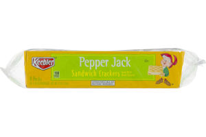 Keebler Sandwich Crackers Pepper Jack - 8 PK