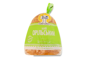 Хліб половинка в нарізці на заквасці Орільський Рома м/у 0.275кг
