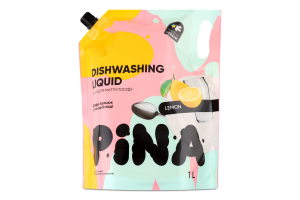 Засіб д/миття посуду Lemon 1л д/п Pina