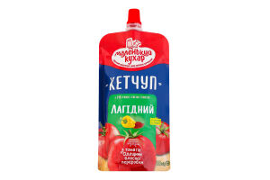 Кетчуп пастеризованный Нежный Маленький кухар д/п 200г