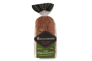 Хліб нарізний формовий на заквасці Бездріжджовий Височанка м/у 400г
