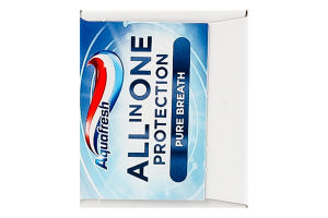 Паста зубная с фтором Свежее дыхание All in One Protection Aquafresh 75мл