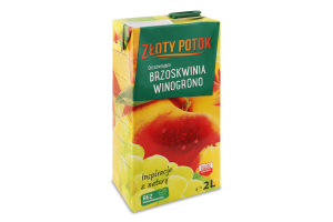 Напій персиково-виноградний Zloty Potok т/п 2л