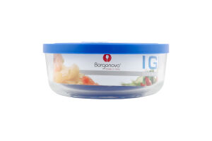 Ємність д/продуктів Іглу 800мл скло d15см Боргоново