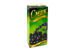 Нектар осветленный стерилизованный черносмородиновый Смак т/п 1л