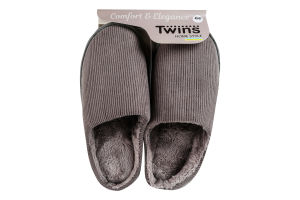 Тапочки комнатные домашние мужские получешки Twins Home Style Velvet №16452 40-45