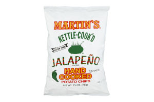 Martin's Kettle Cooked Potato Chips Jalapeno