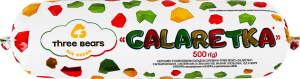 Мороженое 12% с ароматом ванили, с желейками со вкусами киви, малины, апельсина Galaretka Three bears м/у 500г