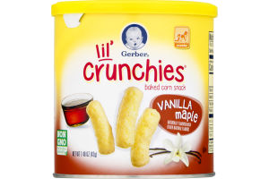 Gerber Lil' Crunchies Baked Corn Snack Vanilla Maple