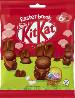 Шоколад молочный с начинкой с рисовыми крипсами, печеньем и кусочками вафель Easter break Kit Kat м/у 6х11г