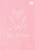 Блокнот Artbook Spoony Pig В6 40аркушів Profiplan