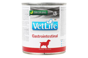 Корм д/собак Vet Life Gastrointestinal при захворюванні ШКТ 300г ж/б Farmina
