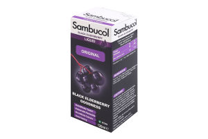 Добавка диетическая сироп с черной бузиной Оригинальный Sambucol 120мл