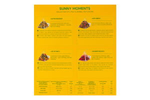 Чай ассорти в пирамидках Sunny moments Tea Moments к/у 32х1.7г