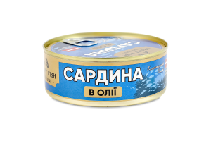 Сардина в масле стерилизованная Craft Fish ж/б 240г