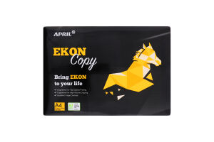 Папір офісний А4 білий 80г/м2 500аркушів Ekon Copy