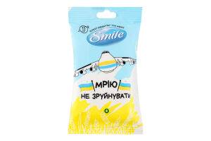 Салфетки влажные Вместе к победе Smile 15шт
