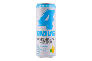 Напій 4move Active Zero vitam+magn цитрус газ з/б
