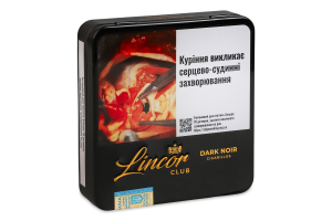Сигарили з фільтром Lincor Dark Noir з/б 20шт
