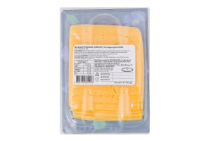 Сыр 50% твердый нарезка Сливочный Cheese Club лоток 135г
