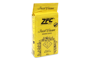 Кава натуральна смажена мелена Irish cream ZFC в/у 250г