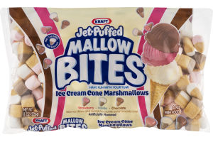 Kraft Jet-Puffed Mallow Bites Ice Cream Cone Marshmallows