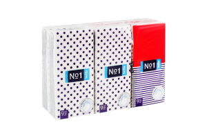 Серветки паперові носові гігієнічні 4-х шарові №1 Bella 6х9шт