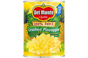 Del Monte 100% Juice Crushed Pineapple