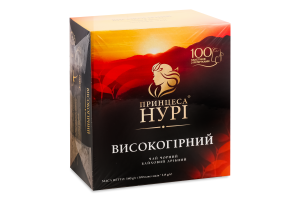 Чай Високогірний чорний байховий дрібний 100*1,8г Принцеса Нурі