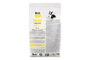 Корм сухой для взрослых собак Lamb Mini Care Brit м/у 2кг