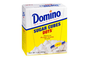 Domino Dots Sugar Cubes Pure Cane - 126 Cubes Domino(49200040409