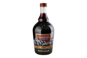 Вино 1л 11-13% красное полусладкое Cabernet Bostavan бут