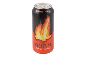 Напиток энергетический безалкогольный сильногазированный Original Burn ж/б 500мл