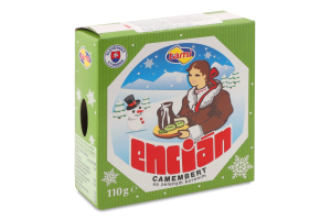 Сир Камамбер Encian з зеленим перцем 45% 110г Tami