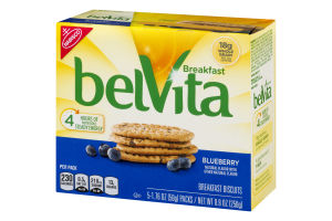 Nabisco belVita Breakfast Biscuits Blueberry - 5 CT